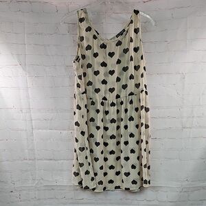 4/$20 BeBop Cream and Black Scoop Neck Sundress